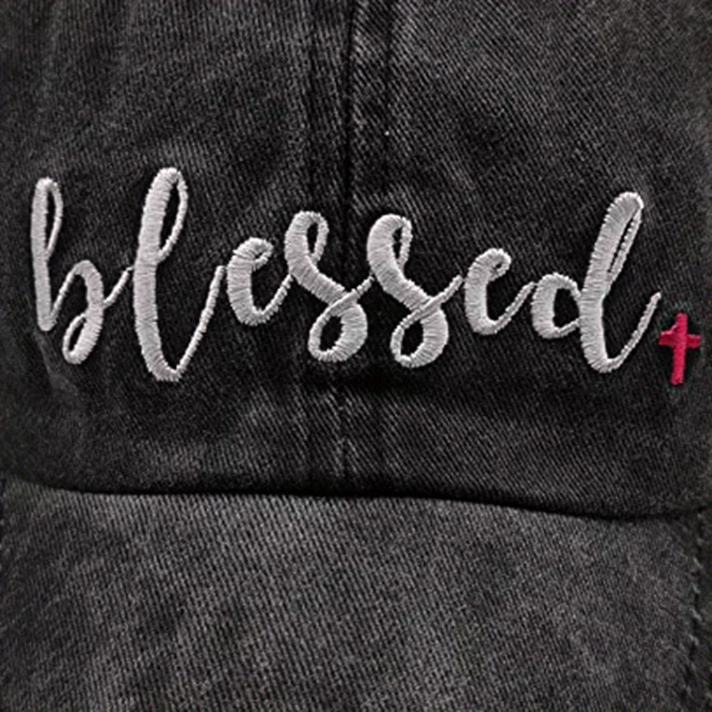 Blessed Baseball Cap Washed Baseball Cap Outdoor Casual Sun Hat