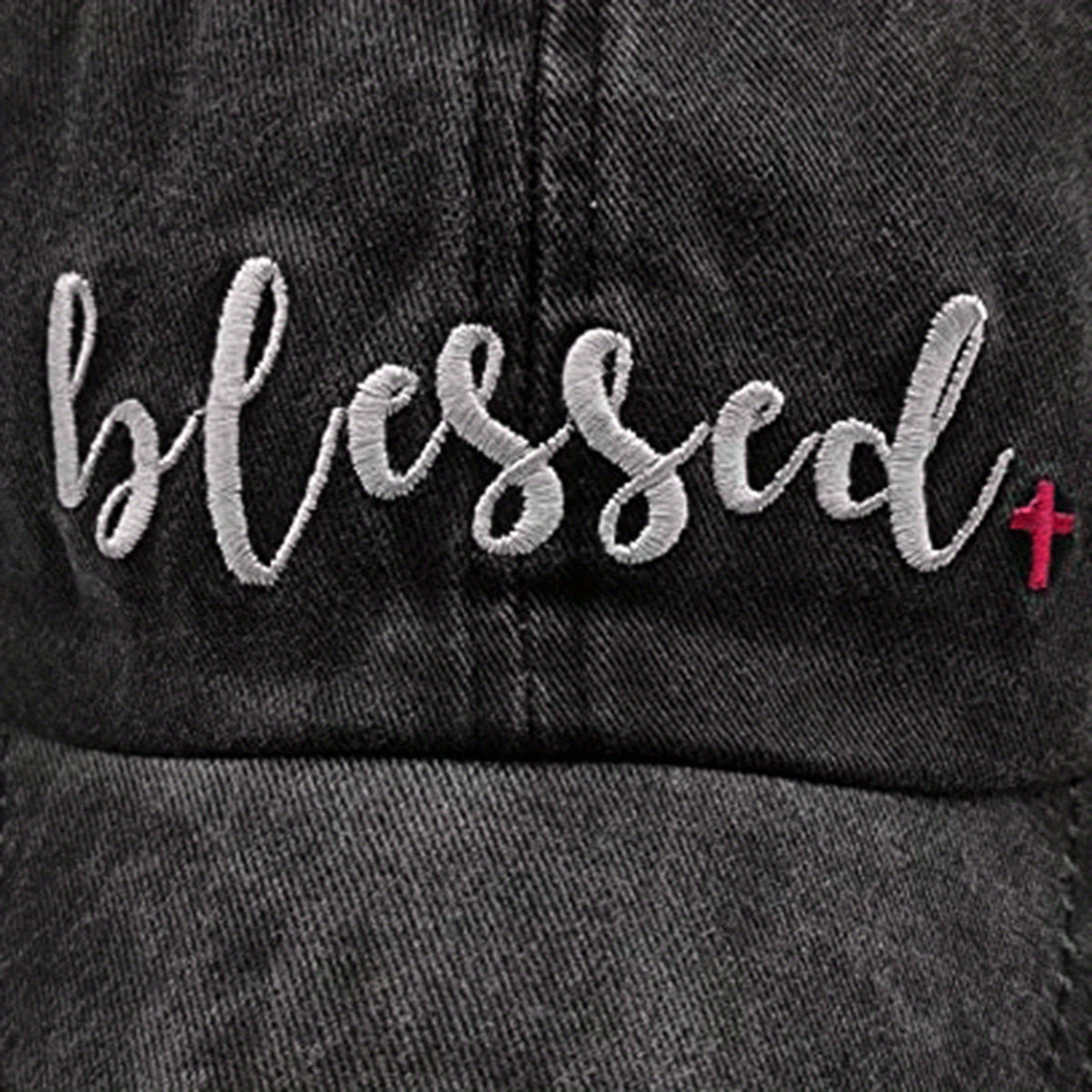 Blessed Baseball Cap Washed Baseball Cap Outdoor Casual Sun Hat