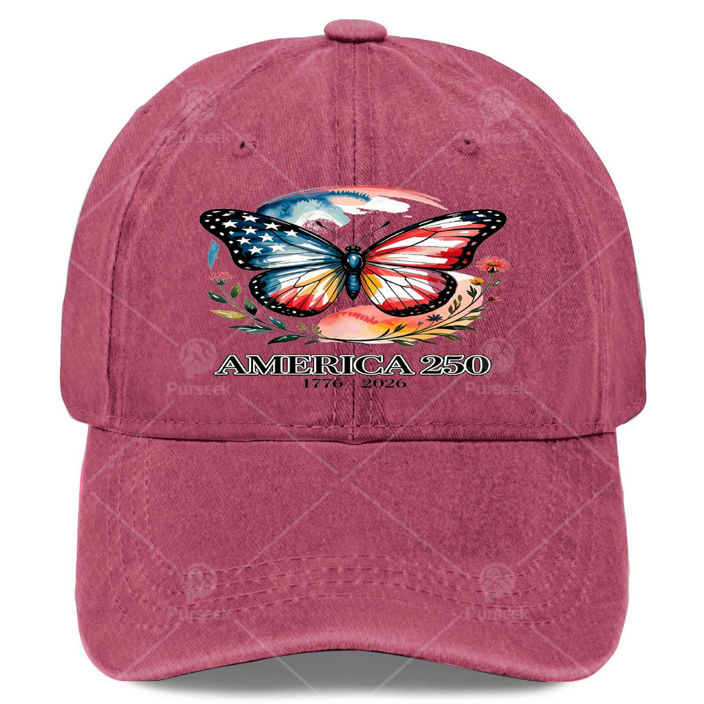 250th Anniversary US Patriotic Freedom 4th of July Baseball Hat Unisex