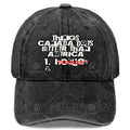 Things Canada Does Better Than America Funny Rivalry Baseball - Retro Full-Body Print Suitable for Christmas, Games, 4th of, Unisex Hat with Canadian for Events & Casual Wear