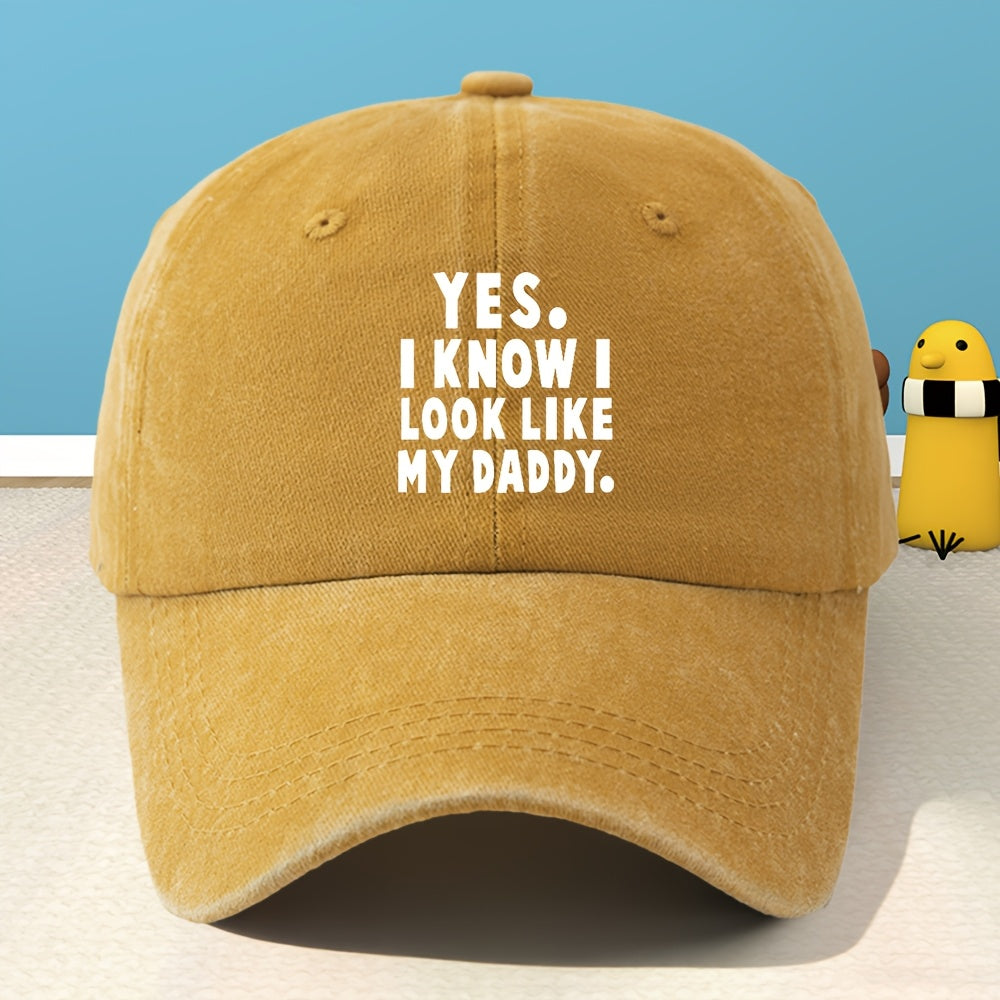 Unisex Printed Baseball Cap, Classic Washed Distressed Vintage Duckbill Cap for Outdoor, Casual, Sports, Shopping, and Vacation,  Street Rock Rap Hip-Hop Hat, Soft, Comfortable, Sweat-Absorbent, Adjustable Cap