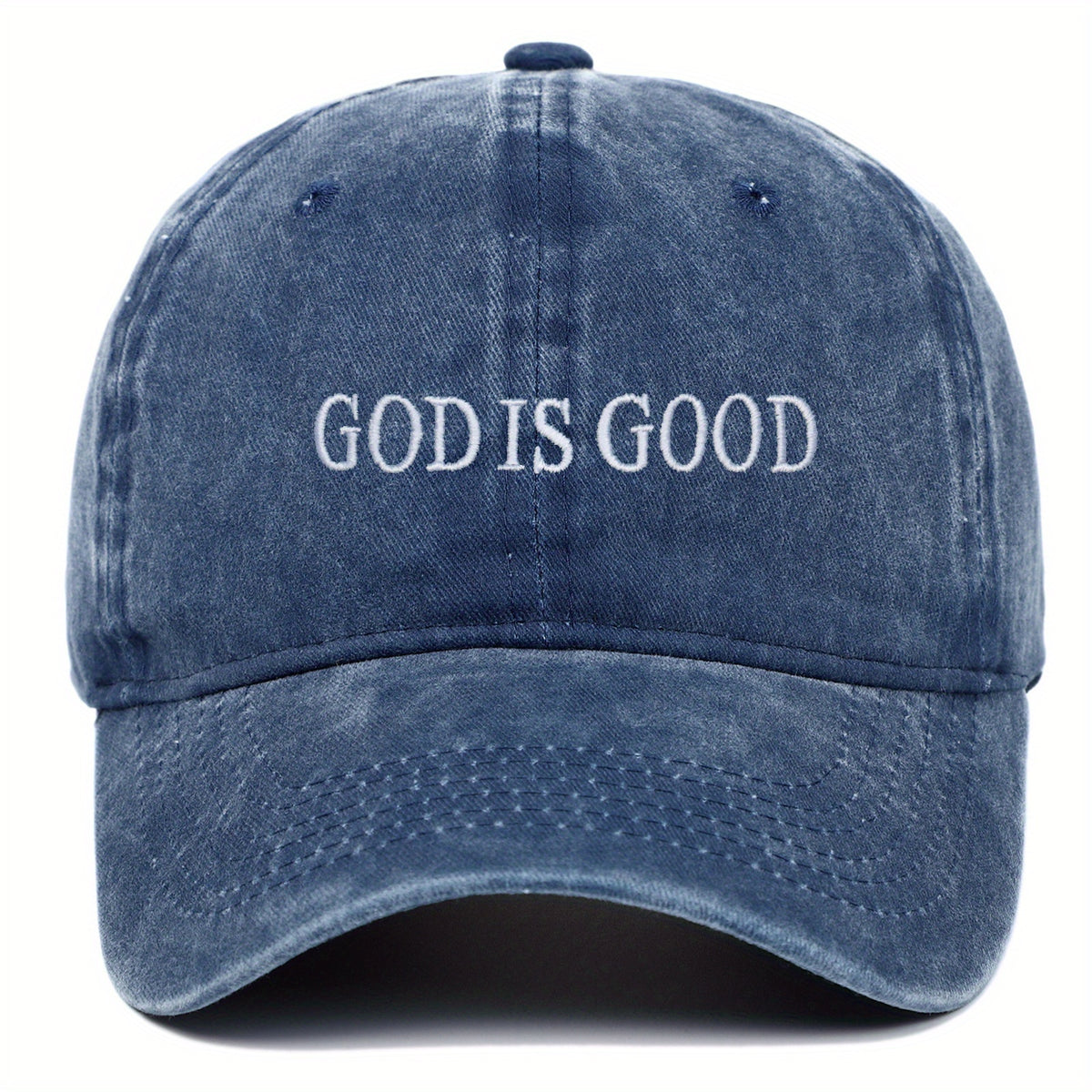 GOD IS GOOD Letter Embroidery Casual Daily Adjustable Baseball Cap