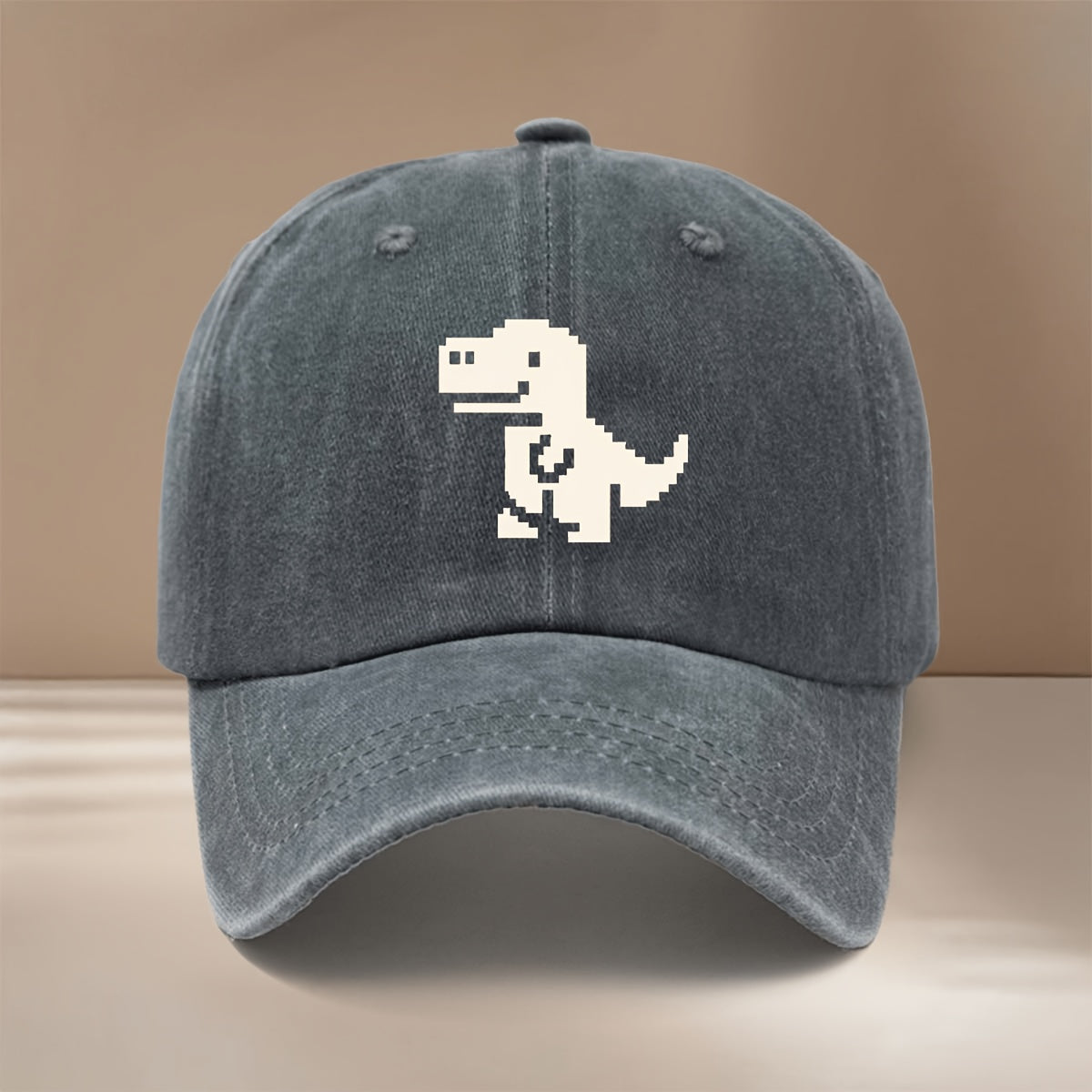 This Is a Baseball Cap with Pixel Art Pattern, Trendy Comfortable Adjustable Size Casual Hat Unisex Lightweight Easy Duckbill Cap Outdoor Sports Dining Camping Matching Fashion Curved Brim Hat Sports Event Cheerleading Matching Style Versatile 6-Pan