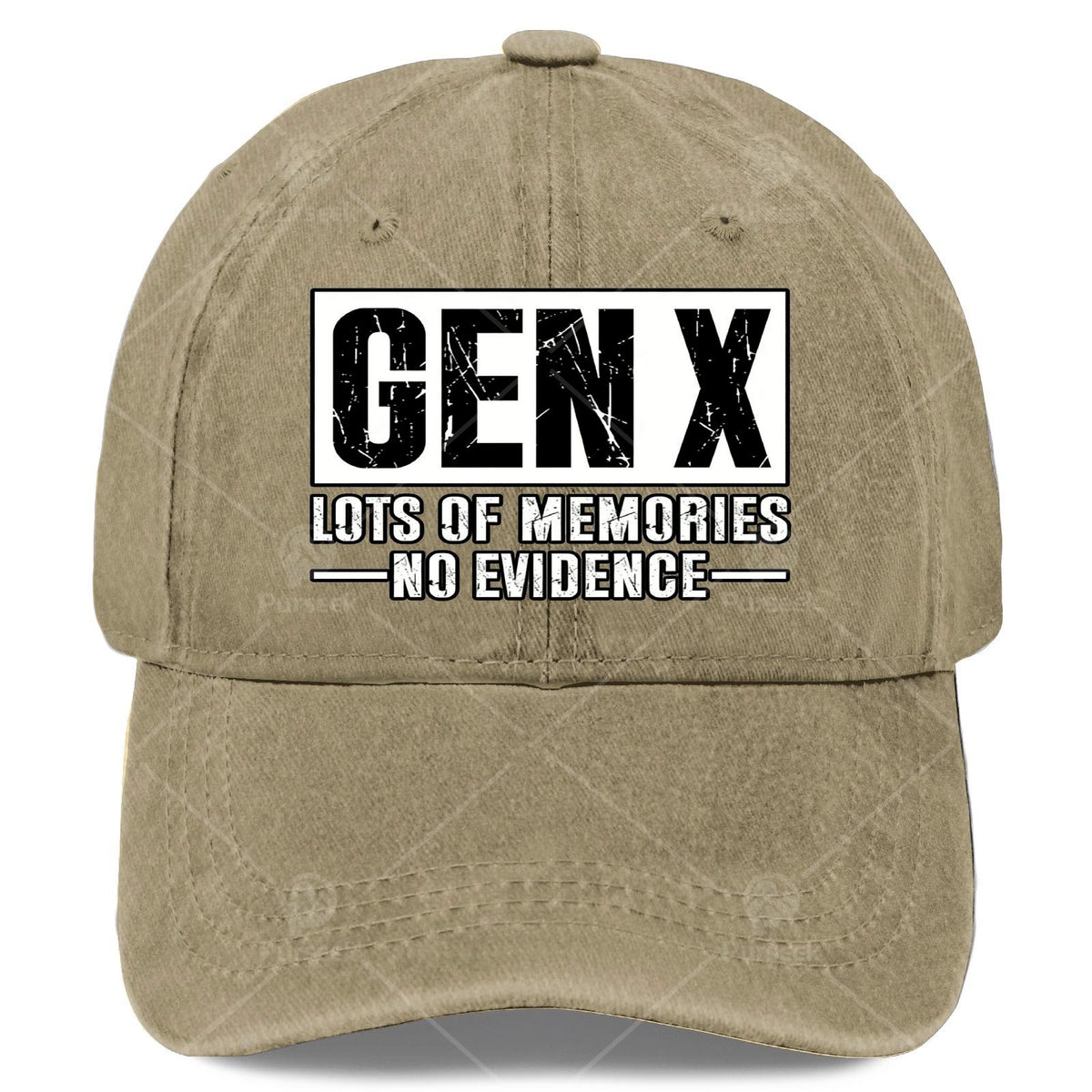 Unisex Stylish Washed Baseball with Plenty of Memories from Gen X, But No Proof