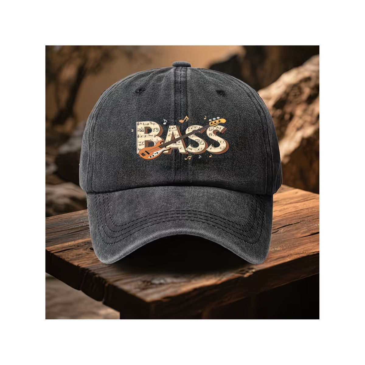 Men' & Women' Vintage Washed Baseball Cap with Retro Cartoon Print - Adjustable Buckle Strap, Lightweight Breathable Soft Suitable for Spring Summer Outdoor Sports, Machine Washable Cap for Casual Wear and 2D Heat Transfer Design