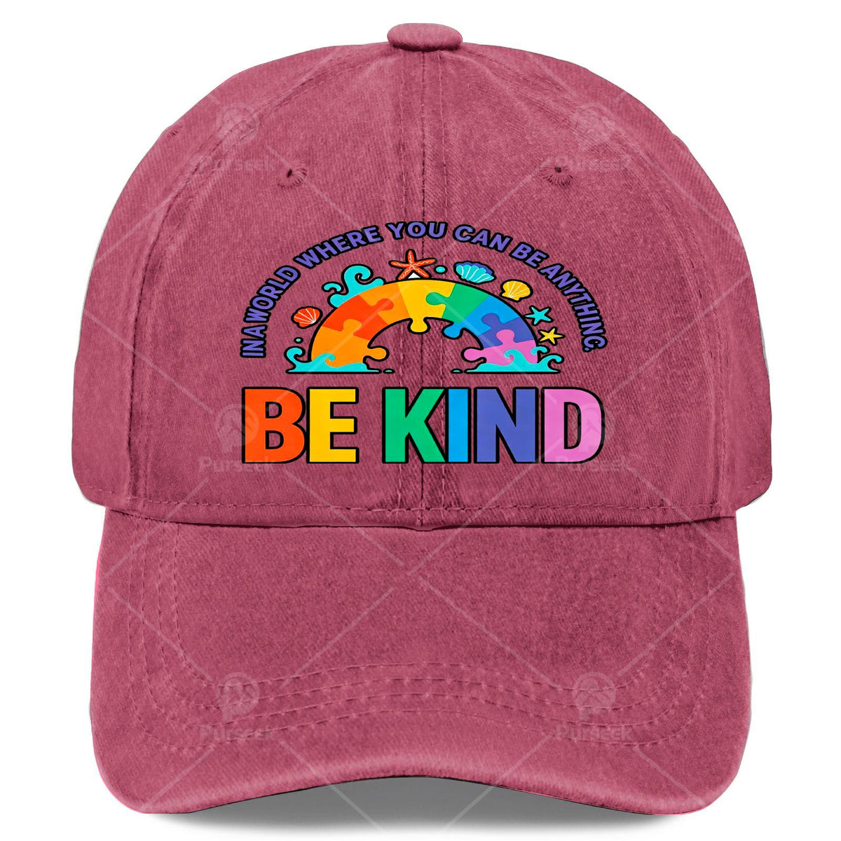 Autism Awareness Teacher Be Kind Why Fit in Doctor Cat Hat Baseball Hat