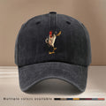 This Is a Stylish And Lightweight Baseball Cap Featuring a Rock Rooster Design, Adjustable in Size, Suitable for Both Men And Women. It'S a Trendy And Comfortable Duckbill Cap Perfect for Outdoor Sports, Gatherings