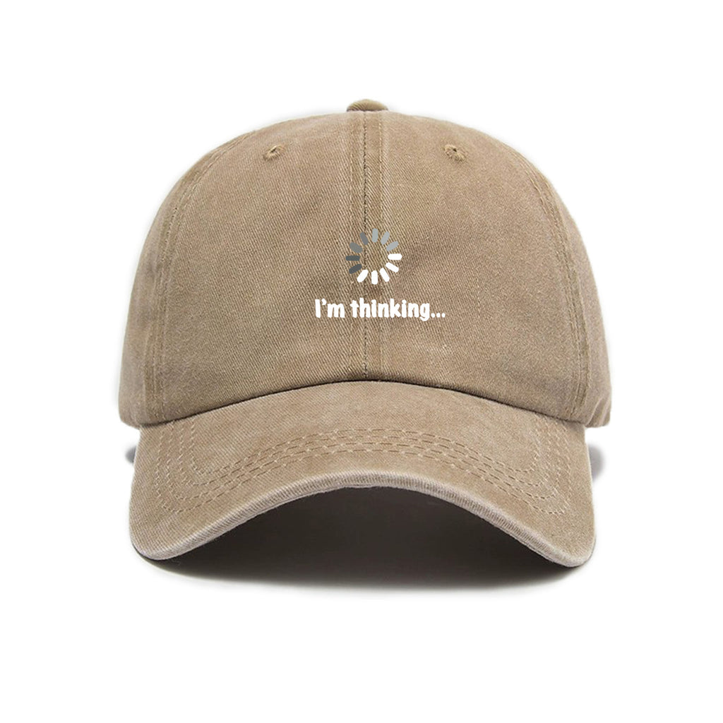 Unisex Cross-Border Versatile Fashion Trend Symbol Print Washed Distressed Soft Top Sun Visor Baseball Cap