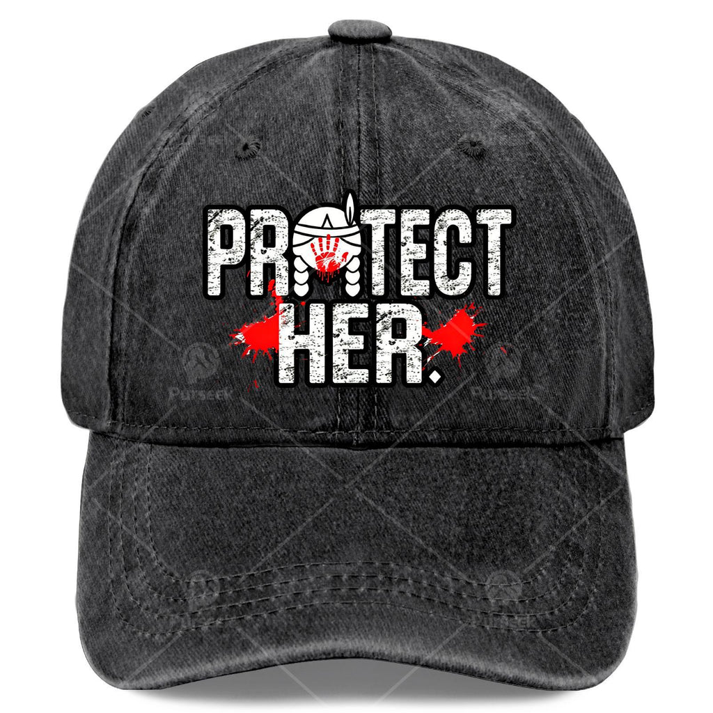 MMIW Awareness Indigenous Women Stolen Sisters Local Art Baseball Hat Unisex
