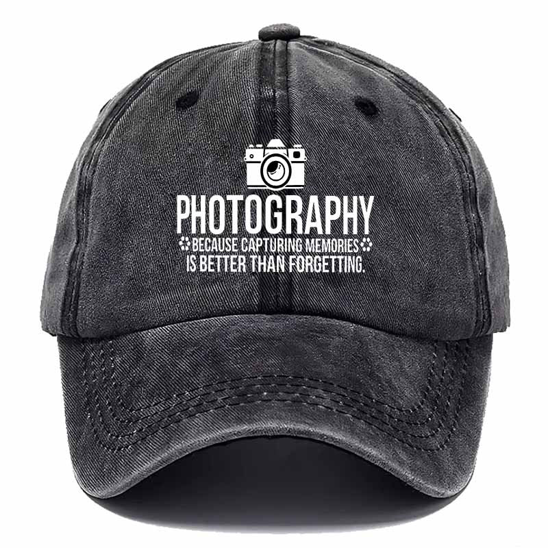 Photography Baseball Cap with White Camera Design - Lightweight Breathable Hat for Travel, Outdoor Photography, and Enthusiasts - Black/Blue/Green/Beige - Perfect Gift, Outdoor Photography Gear, Durable Construction, Travel Accessory