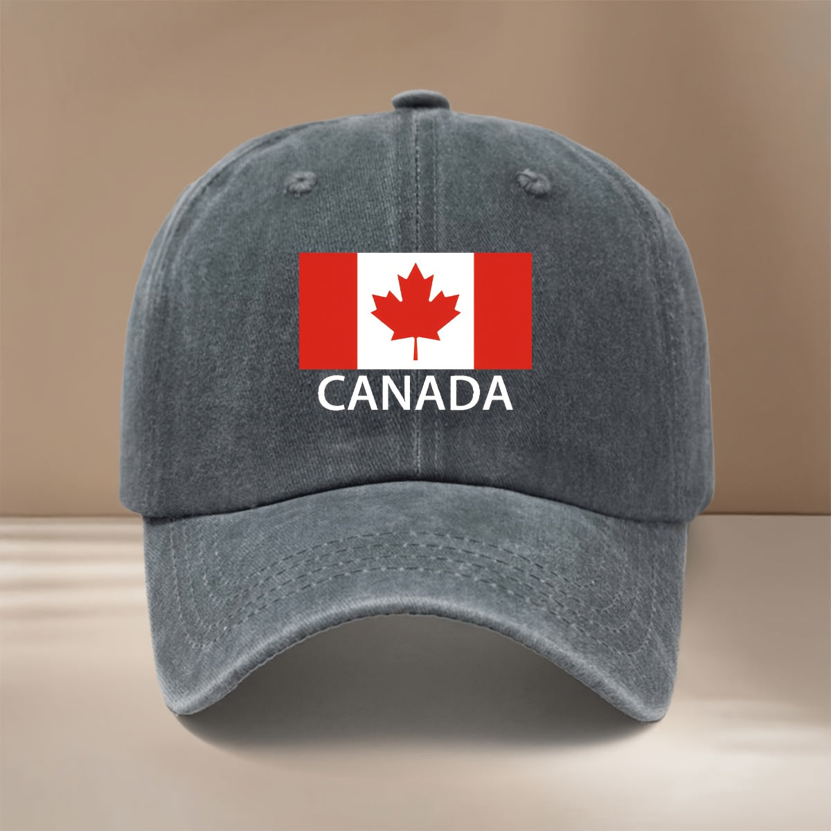 A Baseball Cap Featuring a Canada Pattern, Perfect for Vacations, Gatherings, And Camping. This Hip-Hop Style Hat Is Easy Yet Textured, with a Comfortable And Lightweight Design. It Has a Six-Panel Structure Suitable for Both Men And Women
