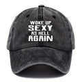 Vintage Trucker Cap with - Curved Brim Baseball Hat Suitable for Outdoor Sports, Casual Wear, - Use, Retro Style, Hand Washable (No Modifications to Original)