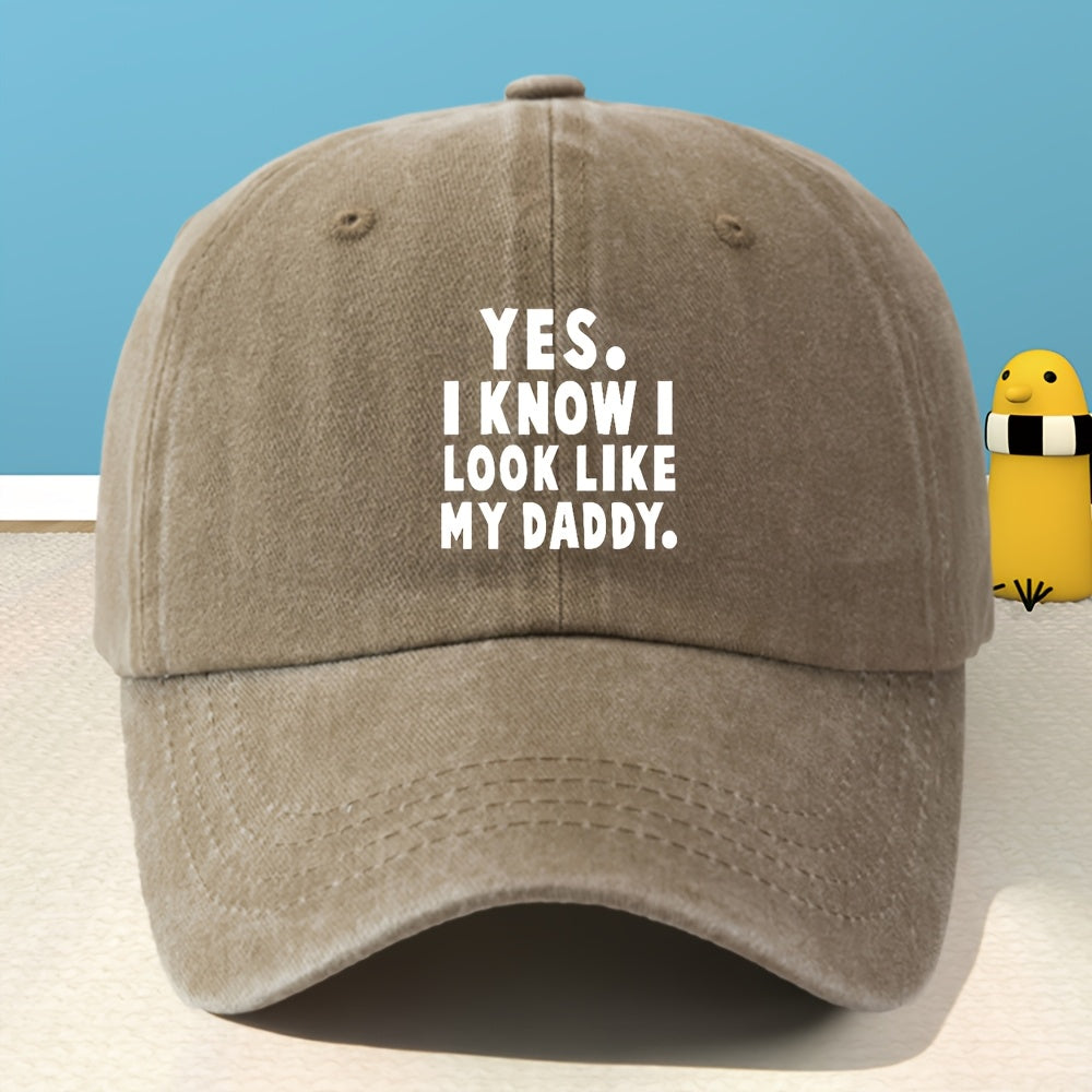 Unisex Printed Baseball Cap, Classic Washed Distressed Vintage Duckbill Cap for Outdoor, Casual, Sports, Shopping, and Vacation,  Street Rock Rap Hip-Hop Hat, Soft, Comfortable, Sweat-Absorbent, Adjustable Cap
