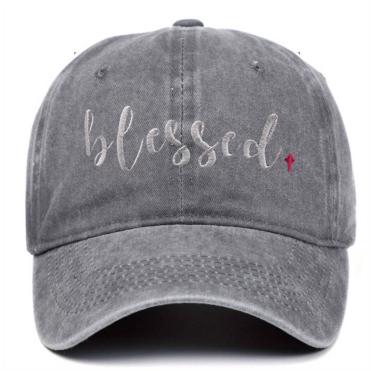 Blessed Baseball Cap Washed Baseball Cap Outdoor Casual Sun Hat