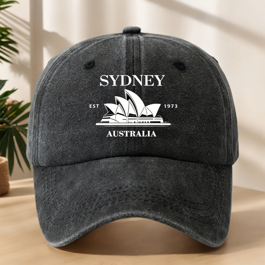 Men's Summer Casual Washed Baseball Hat, Lightweight Adjustable Outdoor Sun Hat for Everyday