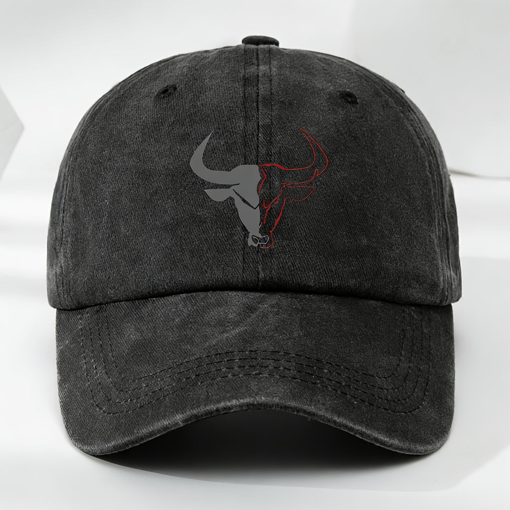 Men'S Summer Casual Washed Baseball Cap, Lightweight Adjustable Outdoor Sun Hat for Everyday