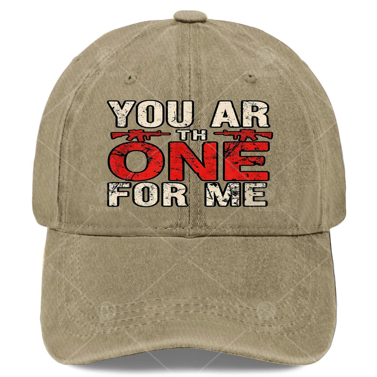 You'Re The One I'M Looking For, Unisex Baseball Cap, Low-Key Style, Washed And Distressed