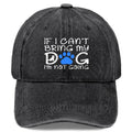 Men's Vintage Washed Baseball Cap with "Don't Ask Me Why I'm Crazy" Funny Dog Lover Design - Adjustable Dad Hat Suitable for Dog Owners, Machine Washable Cap with Humorous Slogan & Comfortable Fit for Daily Wear, Gifts for Pet Owners
