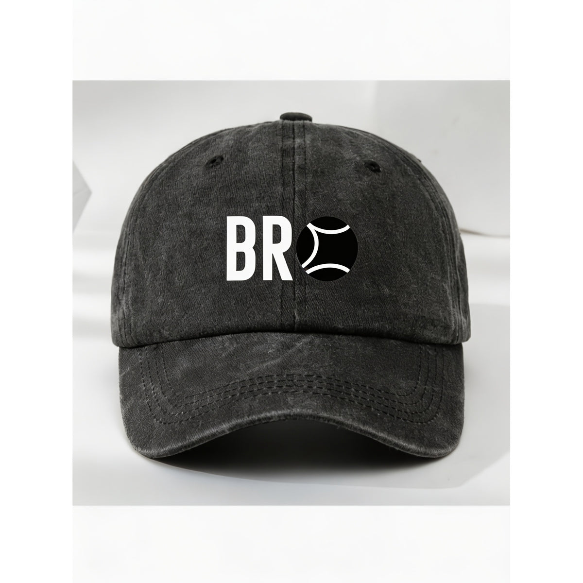 Vintage Tennis Ball BRO Baseball Cap for Men Women Casual Street Style Sport Anniversary Gift
