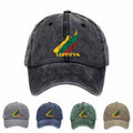 Unisex Washable Baseball Cap with LIETUVA Lettering & Flame Football Design - Machine-Washable Adjustable Cap Suitable for Sports, Casual Wear, Football Fans,  Lithuanian Pride Design, Pull String Closure for Lifestyles