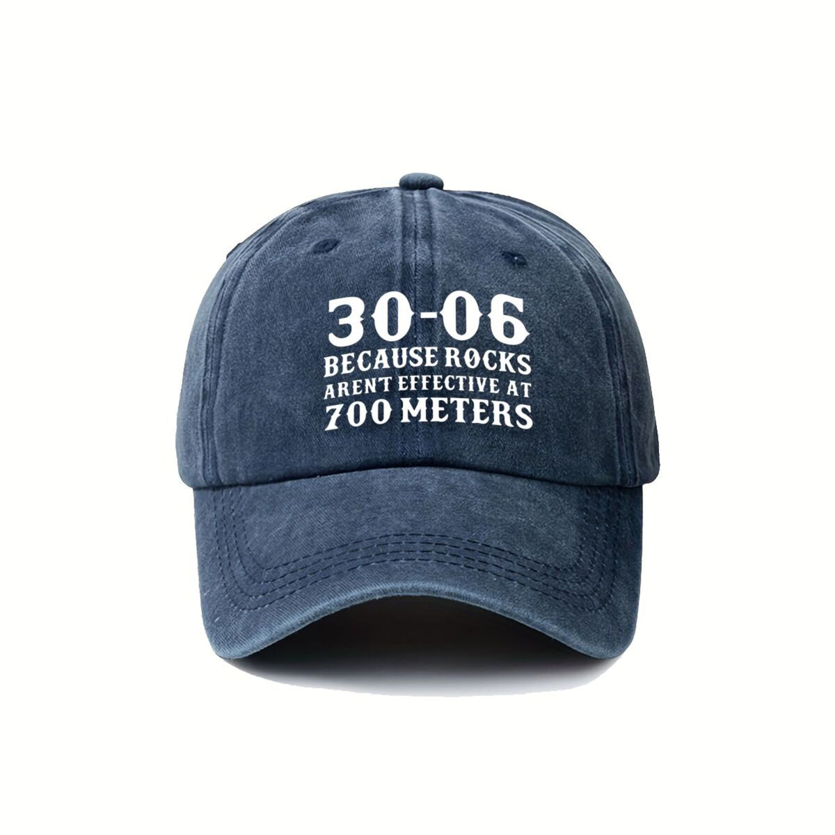 30-06 Because Roses Aren'T Effective at 700 Meters Made of Suitable Material for 2026 New Vintage Duckbill Cap Washed Baseball Cap Men'S Printed Outdoor Fashion Hat Unisex