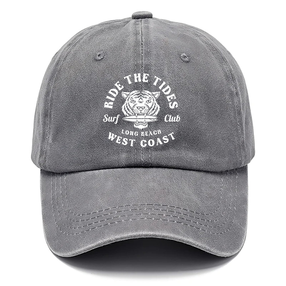 1pc Men's & Women's Tiger Print Baseball Cap - Adjustable Dad Hat with Curved Brim, Breathable Washed Cap Suitable for Outdoor, Casual, All- Wear, Tiger Design, Unisex for, Daily Use, and for All Occasions