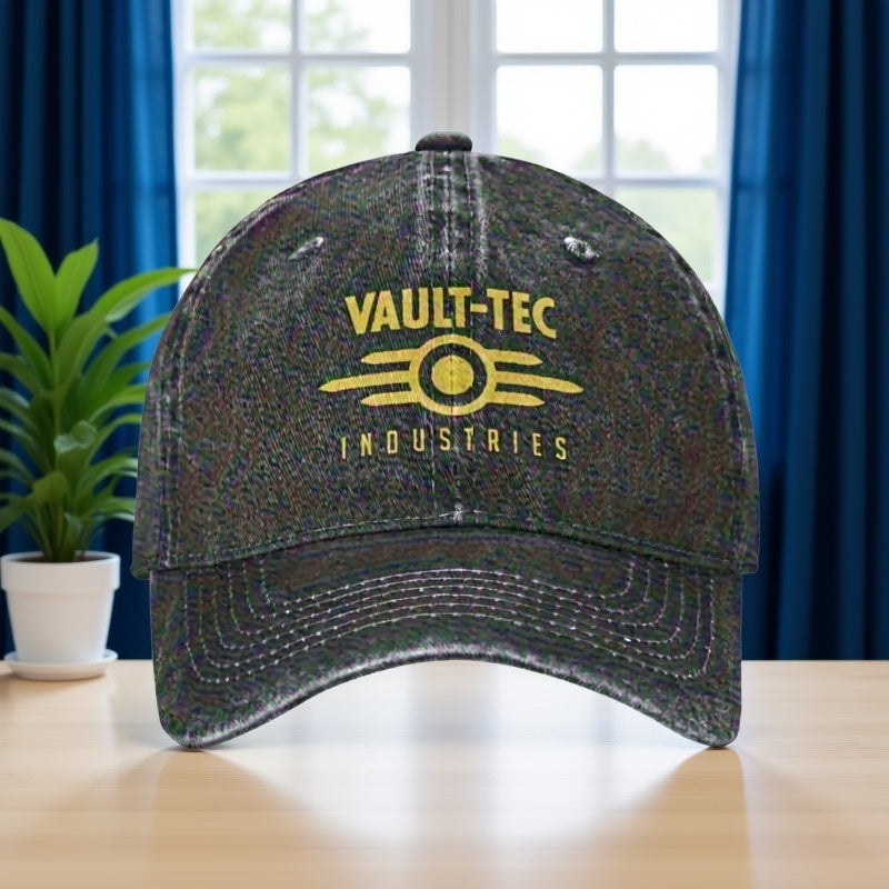 Vintage Distressed Black Baseball Cap with Logo- Adjustable Lightweight Hat for Men And Women, Washable And Durable, Curved Brim, Casual Outdoor And Decorative, Unisex, Retro Style, White Hollow Design, Comfortable for All Head Sizes