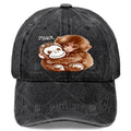 Stay Strong with This Stylish Monkey Wearing a Plush Orangutan Baseball Cap, Suitable for Everyone