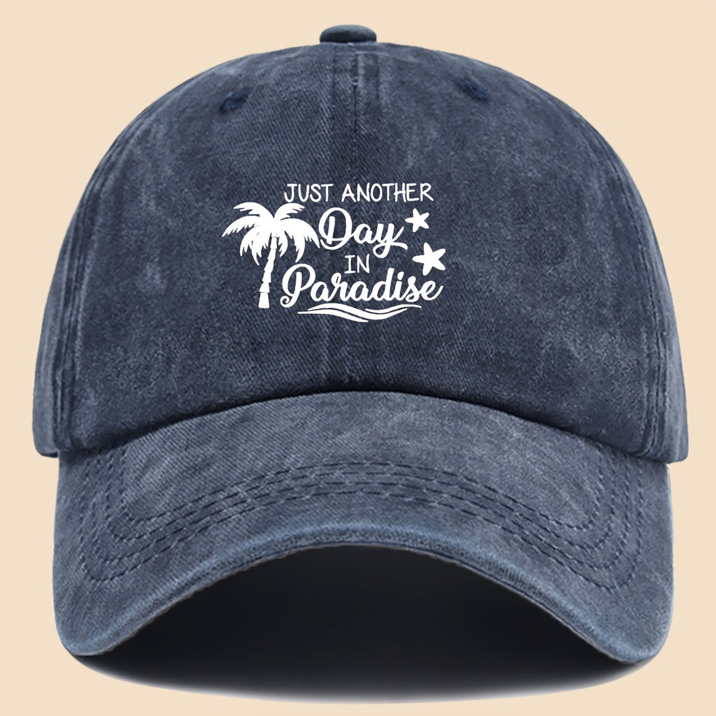 1 Stylish Coconut Beach Fun Print Baseball Cap, Suitable for All Seasons, Adjustable for Both Men and Women. Comfortable and Breathable Sun Hat, Suitable for Outdoor Sun, Parties, Hiking, and Cycling, Making It the Perfect Accessory for Bo