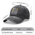 A Vintage Washed Unisex Baseball Cap with a Rubber Duck Theme, Fun Slogan Print, And Adjustable Design, Suitable for Outdoor Activities And Everyday Wear. It'S a Great Gift for Both Men And Women, Perfect for Gifting to Friends And Family