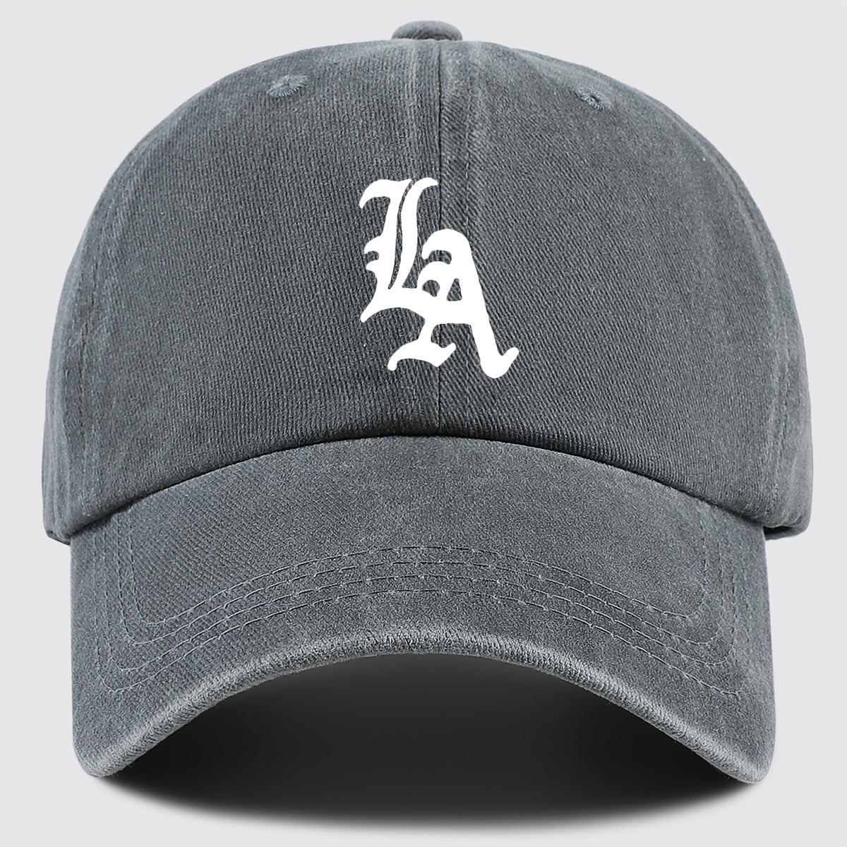 "LA" Printed Baseball Cap Dad Hat, Street Style Golf Cap Mom And Dad Matching, Breathable Comfortable Unisex Design, Workwear Style Trucker Hat, Urban Series Hat Suitable for Parties, Driving, Hip-Hop, Skateboarding, Cycling, Sports, Fitness