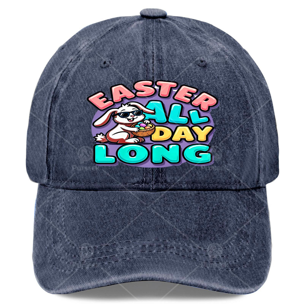 Boys Easter Weather Looks Perfect Baseball Hat Unisex Fashion Washed Distressed