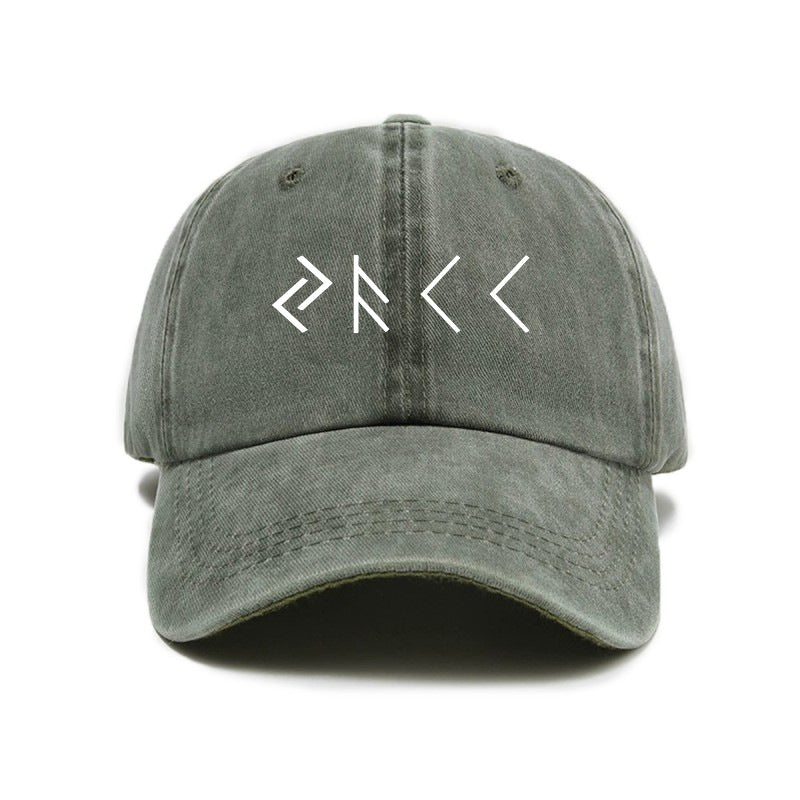 1 Washed Distressed Printed Baseball Cap for Adults, 1pc Pack, Trendy Vintage Letter Print Washed Distressed Baseball Cap for Men and Women, Versatile Outdoor Soft Top Hat