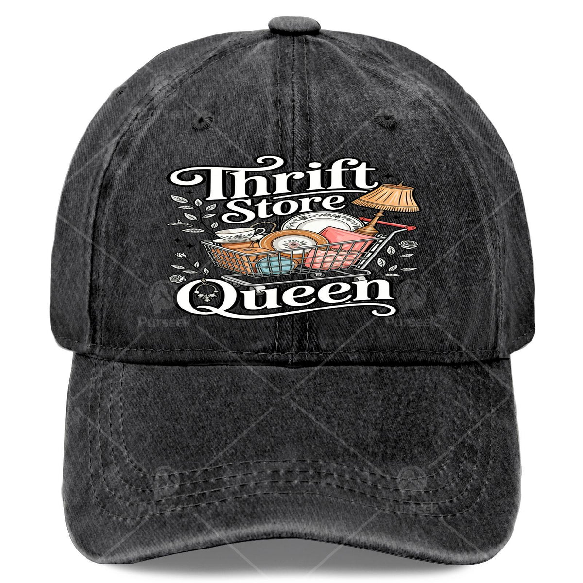 Vintage Store Queen, Vintage Shopper, Online Seller, Vintage Treasure Hunting, Baseball Cap, Unisex Style