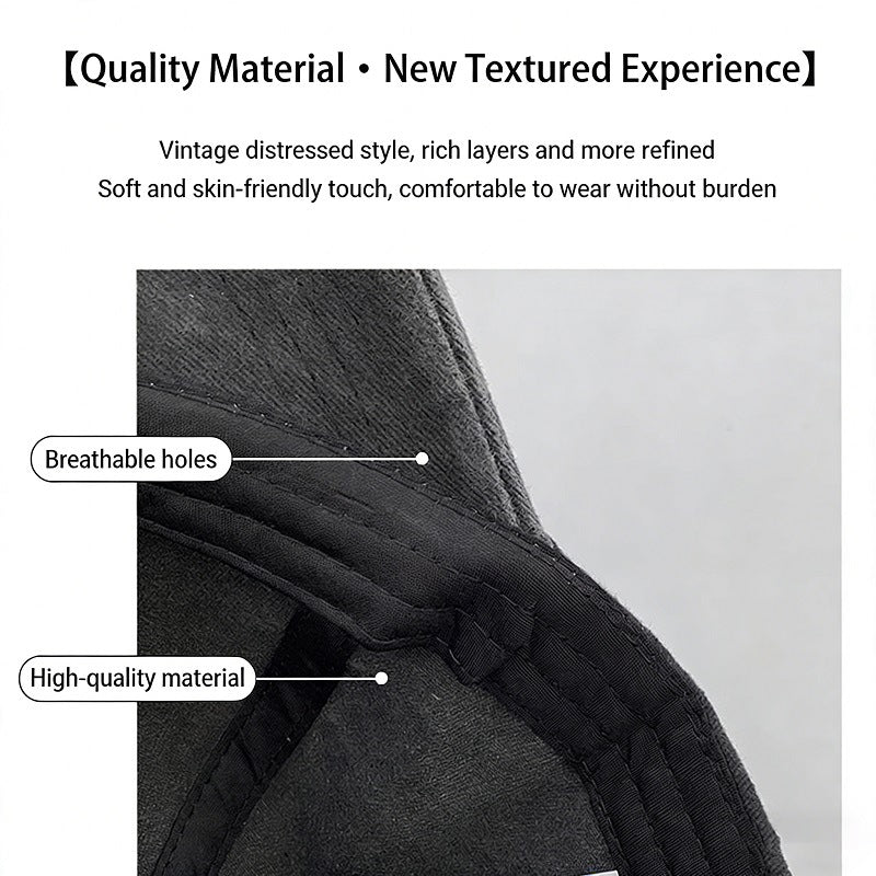 Washed Distressed Printed Baseball Cap Adult Easy Trendy Distressed Letter Style Printed Washed Soft Top Sun Hat Unisex Versatile Hat