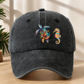 Men'S Summer Casual Washed Baseball Cap, Lightweight Adjustable Outdoor Sun Hat for Everyday