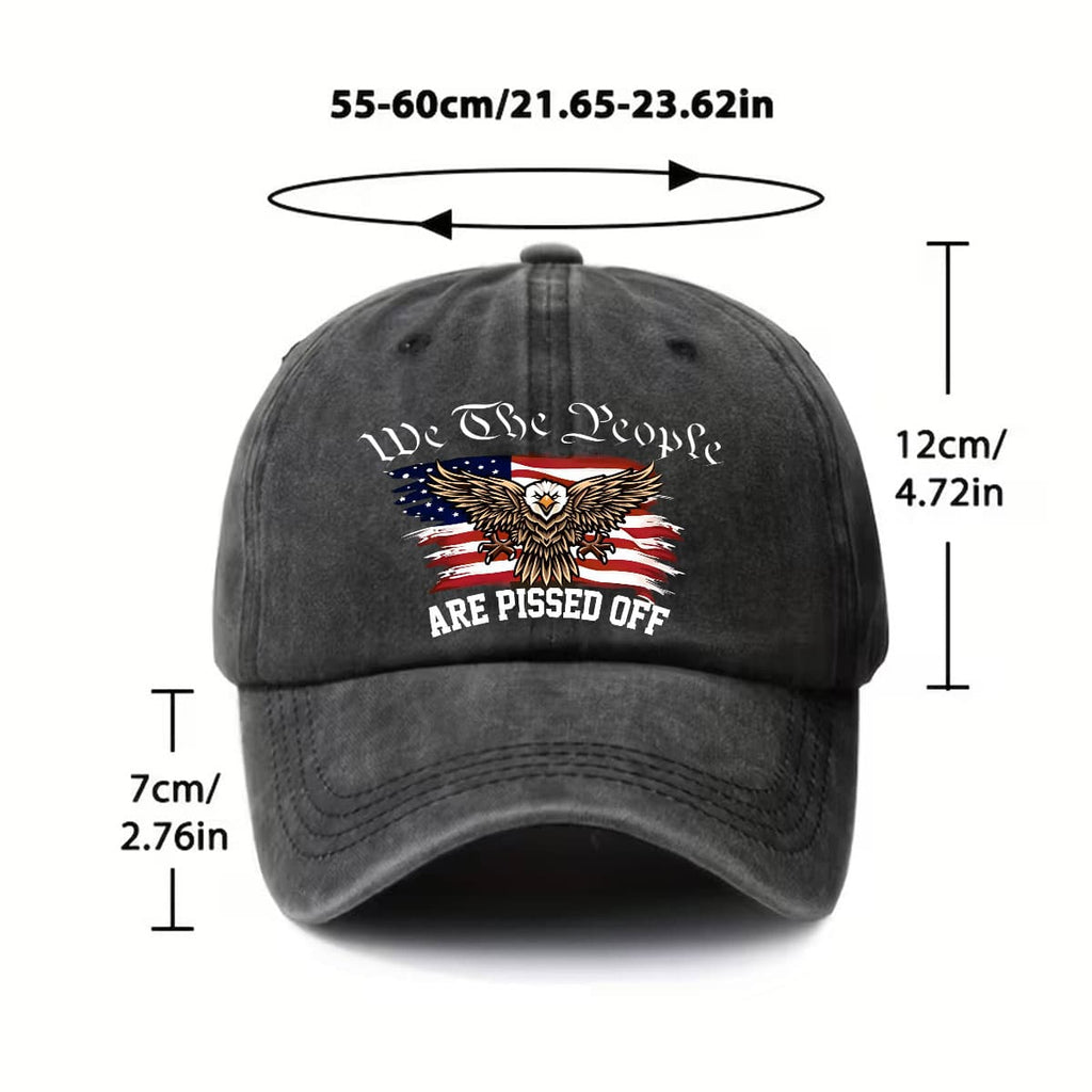 Reversible Printed Cap Vintage Dad Hat Men's Baseball Cap Moisture-Wicking Cap
