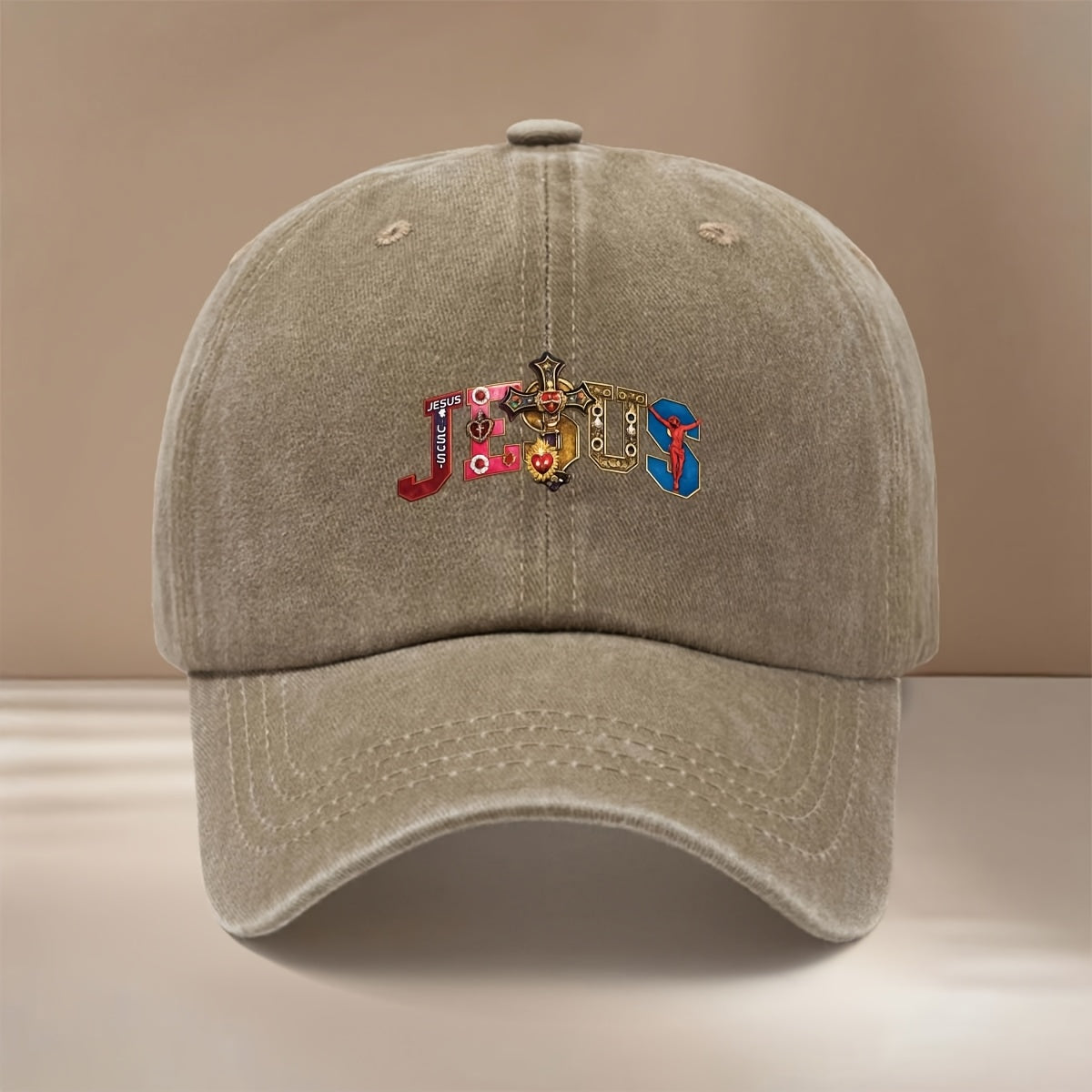 This Is a Baseball Cap with a Gemstone Pattern, Trendy, Comfortable, Adjustable Size, Duck Tongue Hat, Unisex, Lightweight, Personalized Curved Brim Hat, Suitable for Outdoor Sports, Dinners, Camping