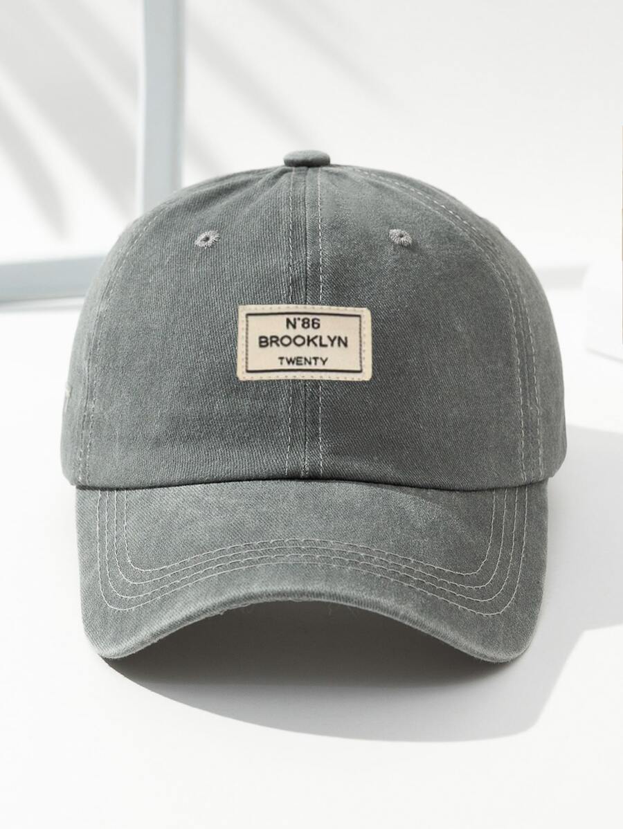 Männer Baseball Cap Mit Buchstaben Patch Dekor