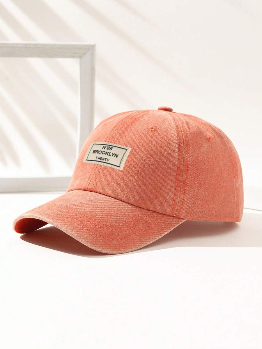 Männer Baseball Cap Mit Buchstaben Patch Dekor