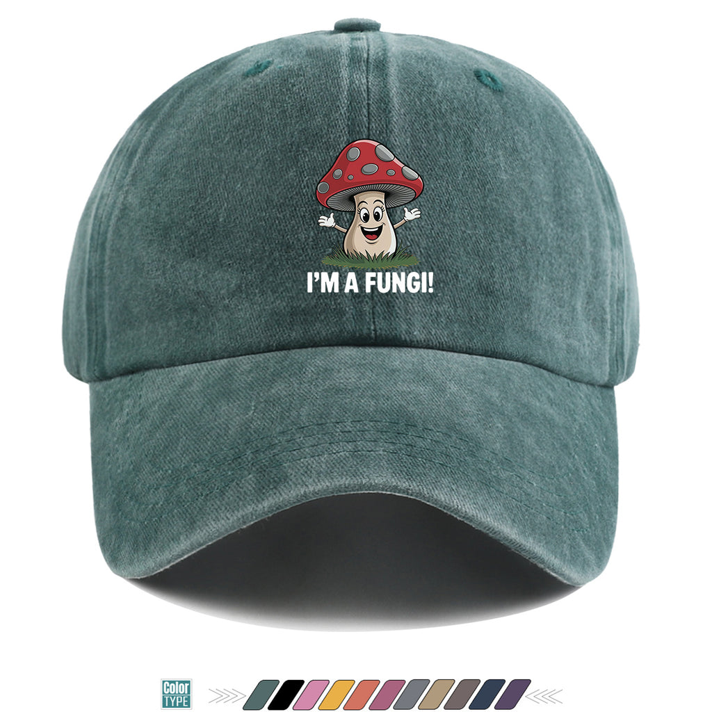 1pc Cartoon Mushroom Joyful Face Print Baseball Cap, Cute Red Mushroom with Gray Dots Hat, Comfortable and Breathable Sun Hat, Stylish, Fun, and Unique, Unisex Adjustable Baseball Cap, Casual Hat, Couple's Outing Hat, Suitable for Daily Shopping