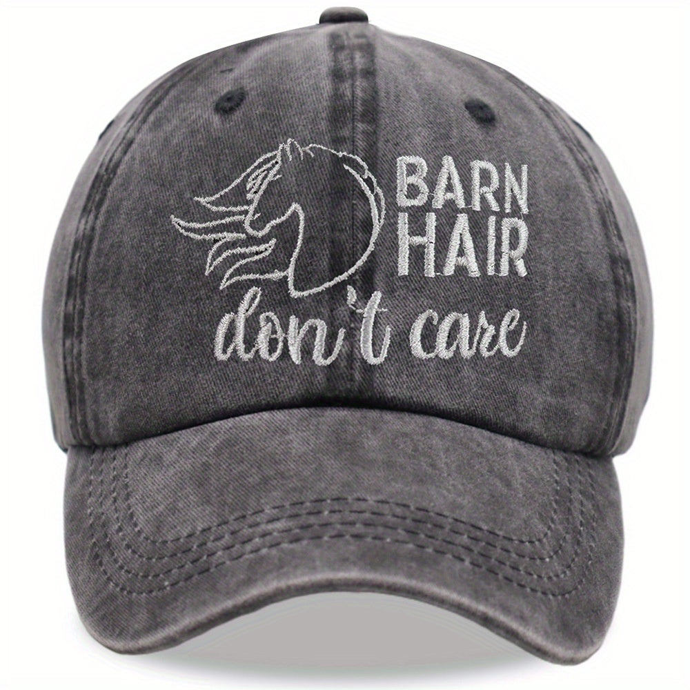 Equine Lovers' Adjustable Washable Hat