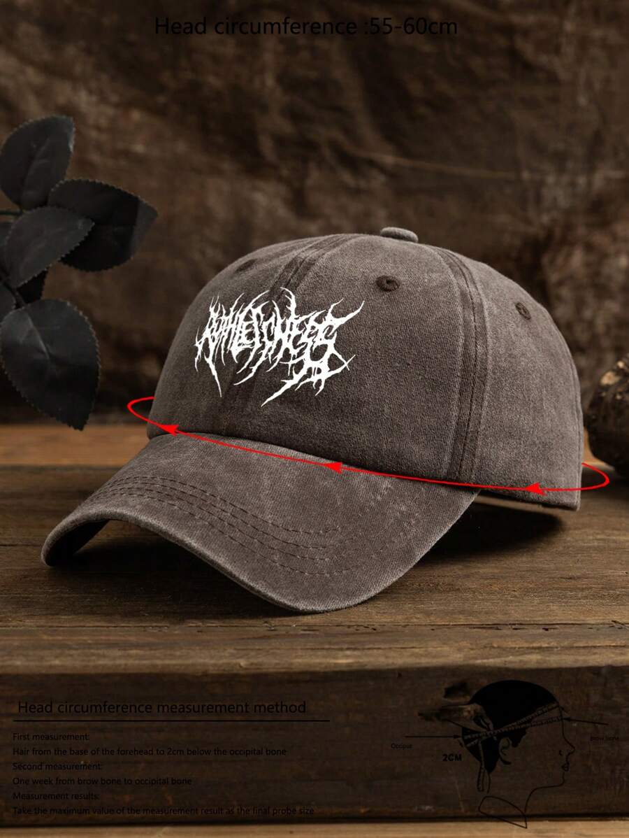 Verstellbare Baseballkappe Mit Grafikstickerei Für Männer Für Den Alltag Und Die Straße Outdoor