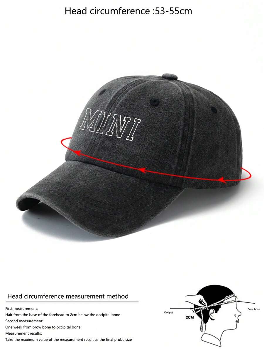 MAKEFGE 2 Stücke Frauen Mode Bestickter "MAMA" Buchstabe verstellbarer Mini Lässig Sonnenhut für Outdoor Alltag Kombinationen