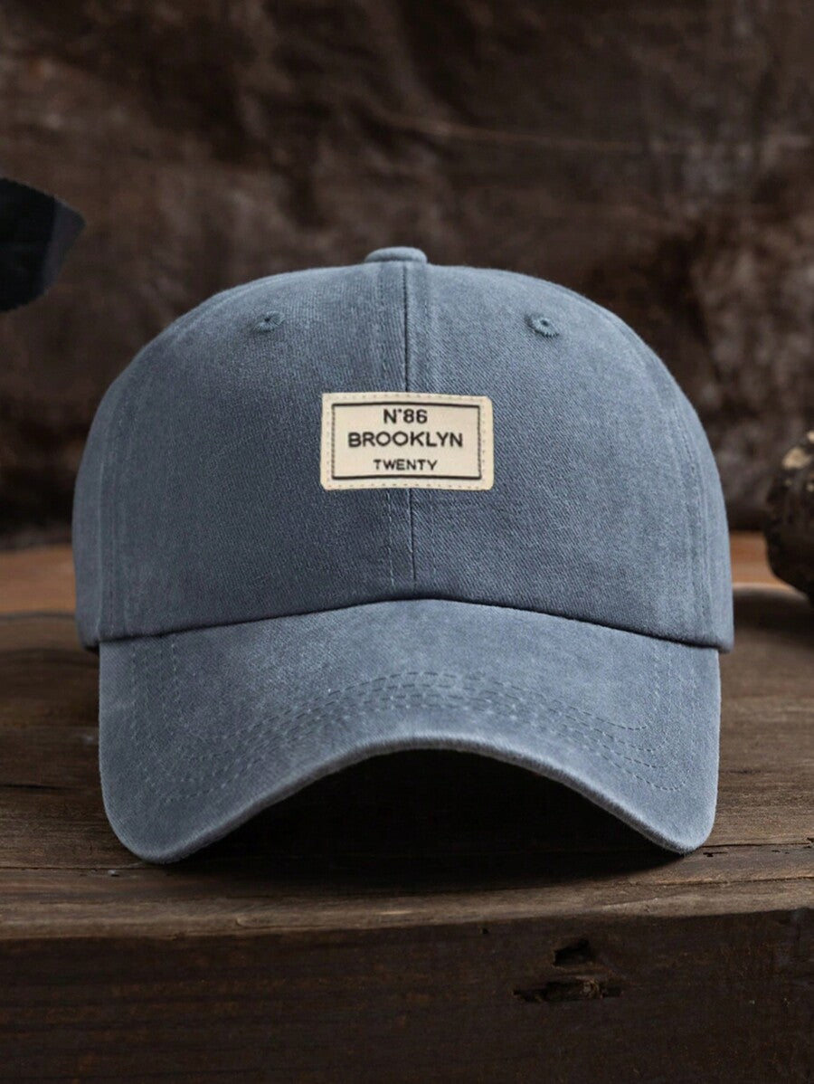 Männer Baseball Cap Mit Buchstaben Patch Dekor