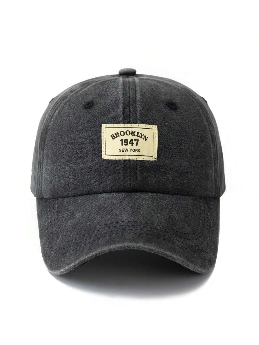 Männer Baseball Cap Mit Buchstaben Patch Dekor