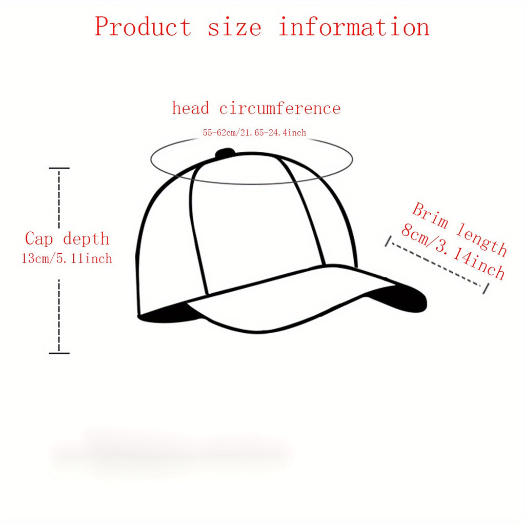 New Summer Style Cute Dog Print Baseball Cap, Sun-Protective and Breathable, Casual and Versatile Trendy Hat for Men and Women, Couple's Style with Adjustable Brim, Street Style Fashion Hat, Available in Multiple Colors