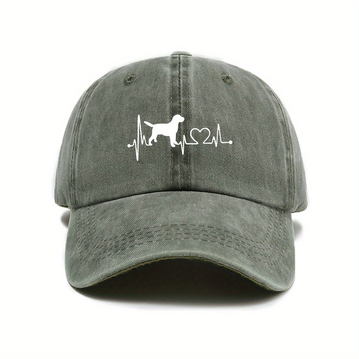New Summer Style Cute Dog Print Baseball Cap, Sun-Protective and Breathable, Casual and Versatile Trendy Hat for Men and Women, Couple's Style with Adjustable Brim, Street Style Fashion Hat, Available in Multiple Colors
