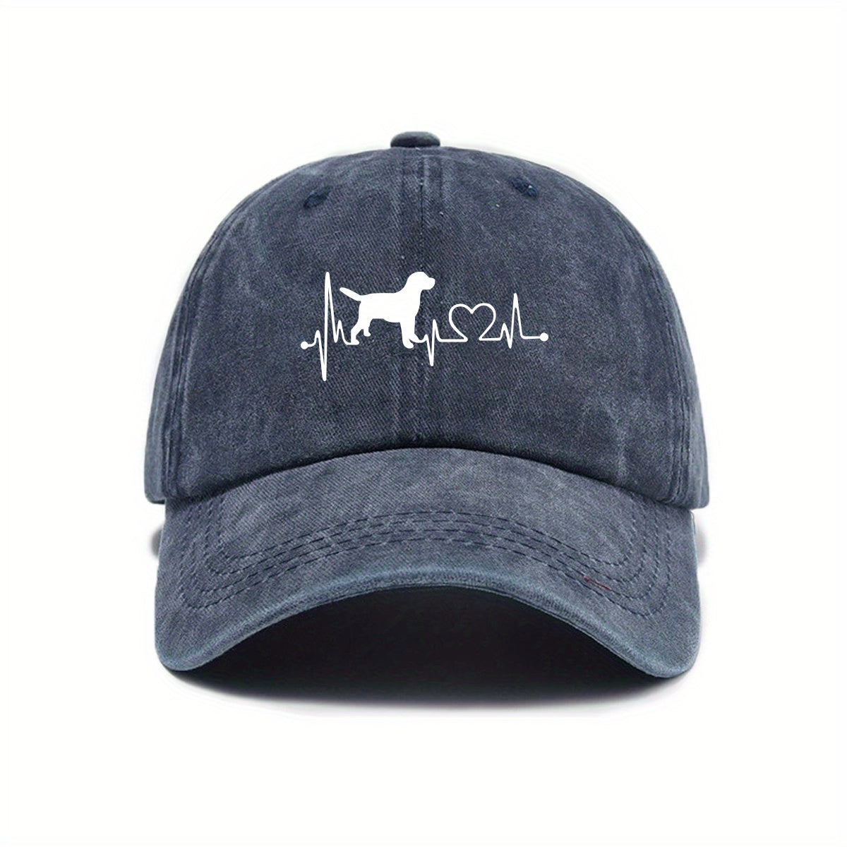 New Summer Style Cute Dog Print Baseball Cap, Sun-Protective and Breathable, Casual and Versatile Trendy Hat for Men and Women, Couple's Style with Adjustable Brim, Street Style Fashion Hat, Available in Multiple Colors