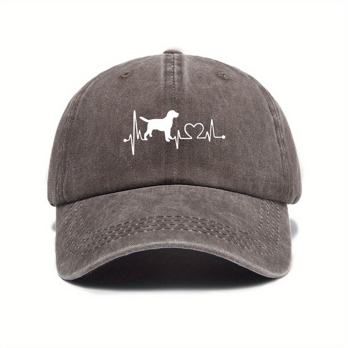 New Summer Style Cute Dog Print Baseball Cap, Sun-Protective and Breathable, Casual and Versatile Trendy Hat for Men and Women, Couple's Style with Adjustable Brim, Street Style Fashion Hat, Available in Multiple Colors